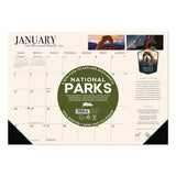 Willow Creek Press National Parks Small Monthly Desk Pad Calendar, 17 x 12, Multicolor Sheets, Black Headband/Corners, 12-Month (Jan-Dec) 2026 (WPR57124) Each