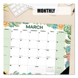 Willow Creek Press Succulents Small Monthly Desk Pad Calendar, 17 x 12, White Sheets, Black Headband/Corners, 12-Month (Jan to Dec): 2026 (WPR57162) Each