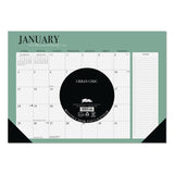 Willow Creek Press Urban Chic Small Monthly Desk Pad Calendar, 17 x 12, White Sheets, Black Headband/Corners, 12-Month (Jan to Dec): 2026 (WPR57179) Each
