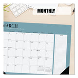 Willow Creek Press Urban Chic Small Monthly Desk Pad Calendar, 17 x 12, White Sheets, Black Headband/Corners, 12-Month (Jan to Dec): 2026 (WPR57179) Each