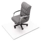 Floortex® Unomat Anti-Slip Polycarbonate Chair Mat for Hard Floors and Carpet Tiles, Rectangular, Straight Edges, 60" x 48", Clear (FLRNRCMFLPD0005) Each