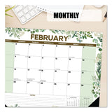 Willow Creek Press Eucalyptus Large Monthly Desk Pad Calendar, 22 x 17, White/Green Sheets, Black Headband/Corners, 12-Month (Jan to Dec) 2026 (WPR57223) Each