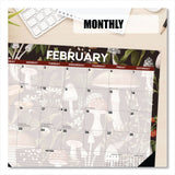Willow Creek Press Mushrooms Large Monthly Desk Pad Calendar, 22 x 17, Multicolor Sheets, Black Headband/Corners, 12-Month (Jan to Dec) 2026 (WPR57247) Each