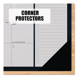 Willow Creek Press Moon Magic Large Monthly Desk Pad Calendar, 22 x 17, Gray/Black/Gold Sheets, Black Headband/Corners, 12-Month (Jan-Dec) 2026 (WPR57254) Each