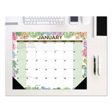 Willow Creek Press Succulents Large Monthly Desk Pad Calendar, 22 x 17, White/Multicolor Sheets, Black Headband/Corners, 12-Month (Jan-Dec) 2026 (WPR57285) Each
