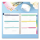 AT-A-GLANCE® Simplified Planner by Emily Ley: Academic Weekly/Monthly Book, 11 x 8.5, Lilac Plaid Cover, 12-Month: July 2025 to June 2026 (AAGEL39901A26) Each