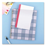AT-A-GLANCE® Simplified Planner by Emily Ley: Academic Weekly/Monthly Book, 11 x 8.5, Lilac Plaid Cover, 12-Month: July 2025 to June 2026 (AAGEL39901A26) Each