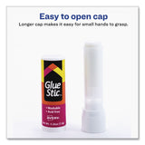 Avery® Permanent Glue Stic, 0.26 oz, Applies White, Dries Clear, 3/Pack (AVE00166PK) Pack of 3