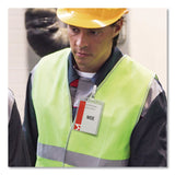 Avery® Heavy-Duty Badge Holders, Vertical, 2.25 x 3.5 Holder, Clear, 50/Box (AVE2920) Box of 50