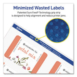 Avery® Rectangular Labels with Sure Feed Technology, Inkjet/Laser, 2 x 3, Matte White, 8 Labels/Sheet, 25 Sheets/Pack (AVE05619) Pack of 200