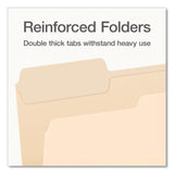 Avery® Insertable Big Tab Dividers, 5-Tab, Double-Sided Gold Edge Reinforcing, 11 x 8.5, Buff, Assorted Tabs, 48 Sets/Carton (AVE11109CT) Each