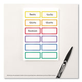 Avery® No-Iron Fabric Labels, Rainbow Border, Handwrite Only, 0.75 x 1.75, White, 12/Sheet, 2 Sheets/Pack (AVE40706) Pack of 24