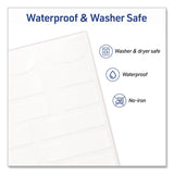 Avery® No-Iron Fabric Labels, Handwrite Only, Assorted Shapes and Sizes, White, 15/Sheet, 10 Sheets/Pack (AVE40726) Pack of 150