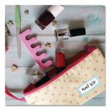 Avery® No-Iron Fabric Labels, Pastel Borders, Handwrite Only, 0.75 x 1.75, White, 12/Sheet, 2 Sheets/Pack (AVE40775) Pack of 24