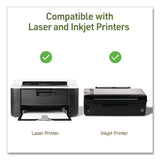 Avery® EcoFriendly Recycled Return Address Labels, Inkjet/Laser, 0.66 x 1.75, White, 60/Sheet, 10 Sheets/Pack (AVE48806) Pack of 600