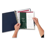 Avery® Side-Insert Heavyweight Sheet Protectors, 3-Hole Punched, Side Load, 8.5 x 11, Diamond Clear, 25/Pack, 36 Packs/Carton (AVE76001CT) Each
