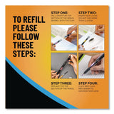 BIC® Break Resistant Lead Refills, 0.7 mm, HB, Black, 6 Leads/Tube, 6 Tubes/Pack (BICLMV7PR42AST) Pack of 36