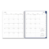 Blue Sky® Blue Block Academic Year Weekly/Monthly Planner, 11 x 8.5, Blue Cover, 12-Month: July 2025 to June 2026 (BLS156066A26) Each