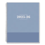 Blue Sky® Blue Block Academic Year Weekly/Monthly Planner, 11 x 8.5, Blue Cover, 12-Month: July 2025 to June 2026 (BLS156066A26) Each