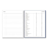 Blue Sky® Tanya Blue Academic Year Daily Planner, Abstract Artwork, 11 x 8.5, Multicolor Cover, Supports Four Academic Years: 2025-2028 (BLS156259) Each