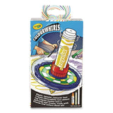 Crayola® Colourwhirls Toy with (1) Rip-Cord Spinner and (1) Ultra-Clean Washable Marker, Ages 6 and Up, 4 Pieces (CYO747645) Each