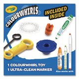 Crayola® Colourwhirls Toy with (1) Rip-Cord Spinner and (1) Ultra-Clean Washable Marker, Ages 6 and Up, 4 Pieces (CYO747645) Each