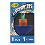Crayola® Colourwhirls Toy with (1) Rip-Cord Spinner and (1) Ultra-Clean Washable Marker, Ages 6 and Up, 4 Pieces (CYO747645) Each