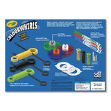 Crayola® Colourwhirls Toy with (3) Rip-Cord Spinners and (3) Ultra-Clean Washable Markers, Ages 6 and Up, 12 Pieces (CYO747647) Pack of 3
