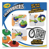 Crayola® Colourwhirls Toy with (3) Rip-Cord Spinners and (3) Ultra-Clean Washable Markers, Ages 6 and Up, 12 Pieces (CYO747647) Pack of 3