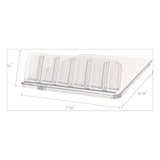 deflecto® Tabletop Card Holder, Clear (DEF20001RT) Each