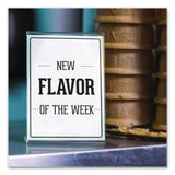 deflecto® Mini Tabletop Sign Holder, 3 x 4 Insert, Clear (DEF20006RT) Each