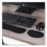 Mind Reader Memory Foam Gaming Ergonomic Keyboard and Mouse Wrist Rest Set, Black (EMSWRESTGELBLK) Each