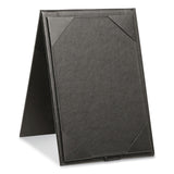 Excello Global Products® Table-Top Menu Holder, For 4 x 6 Insert, 4.6 x 6.7 Holder, Black (EXOSPLSMENU4X6A) Each