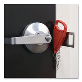 Excello Global Products® Hotel Door Lock, Red/Silver (EXOSPLSTRVL0003) Each