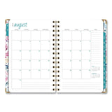 Global Printed Products Boho Ikat Academic Year Weekly/Monthly Planner, Floral Artwork, 8 x 5.5, Multicolor Cover, 14-Month: June 2025 to July 2026 (GPUNAD265883) Each