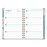 Global Printed Products Boho Ikat Academic Year Weekly/Monthly Planner, Floral Artwork, 8 x 5.5, Multicolor Cover, 14-Month: June 2025 to July 2026 (GPUNAD265883) Each