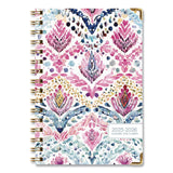 Global Printed Products Boho Ikat Academic Year Weekly/Monthly Planner, Floral Artwork, 8 x 5.5, Multicolor Cover, 14-Month: June 2025 to July 2026 (GPUNAD265883) Each