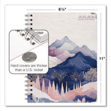 Global Printed Products Pastel Mountains Academic Year Weekly/Monthly Planner, 11 x 8.5, Multicolor Cover, 14-Month: June 2025 to July 2026 (GPUNAD26851160) Each