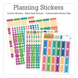 Global Printed Products Deluxe Spring Floral Undated Weekly/Monthly Teacher's Lesson Planner, 7 Classes, Multicolor Cover, 11 x 8.5, 52-Week Span (GPUNADUNDTP30) Each