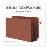 Pendaflex® End Tab File Pocket, 7" Expansion, Legal Size, 5/Box (PFX64795P) Box of 5
