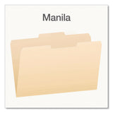 Pendaflex® Manila File Folders, 1/3-Cut Tabs: Center Position, Legal Size, 0.75" Expansion, Manila, 100/Box (PFX753132) Box of 100