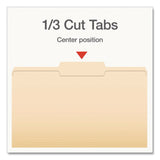 Pendaflex® Manila File Folders, 1/3-Cut Tabs: Center Position, Legal Size, 0.75" Expansion, Manila, 100/Box (PFX753132) Box of 100