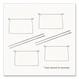 Pendaflex® Hanging File Frame, Legal Size, 18" to 27" Long, Gray, 2/Pack (PFX1006954) Pack of 2