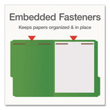 Pendaflex® Heavy-Duty Fastener Folder, 1/3-Cut Tab: Assorted, Expands 0.75", 2 Fasteners, Letter Size, Assorted, 50/Box (PFX1006957) Box of 50