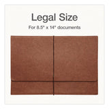 Pendaflex® Heavy-Duty Expanding File Monthly Index, 5.25" Expansion, 12 Sections, Elastic Band Closure, 1/3-Cut Tabs, Legal Size, Brown (PFX1006977) Each