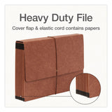 Pendaflex® Heavy-Duty Expanding File Monthly Index, 5.25" Expansion, 12 Sections, Elastic Band Closure, 1/3-Cut Tabs, Legal Size, Brown (PFX1006977) Each