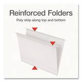 Pendaflex® Ready-Tab Reinforced Hanging File Folders, Letter Size, 1/3-Cut Tabs, White, 20/Box (PFX1006985) Box of 20