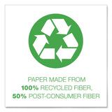 Pendaflex® Earthwise by Pendaflex 100% Recycled Manila File Folder, 1/3-Cut Tabs: Assorted, Letter Size, 0.75" Expansion, Manila, 100/BX (PFX1006989) Box of 100