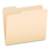 Pendaflex® Earthwise by Pendaflex 100% Recycled Manila File Folder, 1/3-Cut Tabs: Assorted, Letter Size, 0.75" Expansion, Manila, 100/BX (PFX1006989) Box of 100