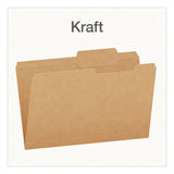 Pendaflex® Kraft File Folders, 2/5-Cut Tabs: Right of Center, Legal Size, 0.75" Expansion, Kraft, 50/Box (PFX1007042) Box of 50